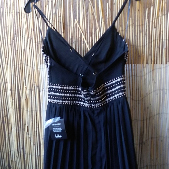 Black and Gold Lulus Maxi NWT - Picture 5 of 10